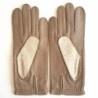 Gants en Cuir de Pécari Otmeal et Kapuzin Patt Non Doublés.