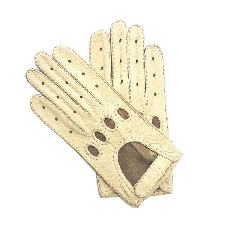 Gants en Cuir de pécari Otmeal Kapuzin Pompeia Non Doublés.