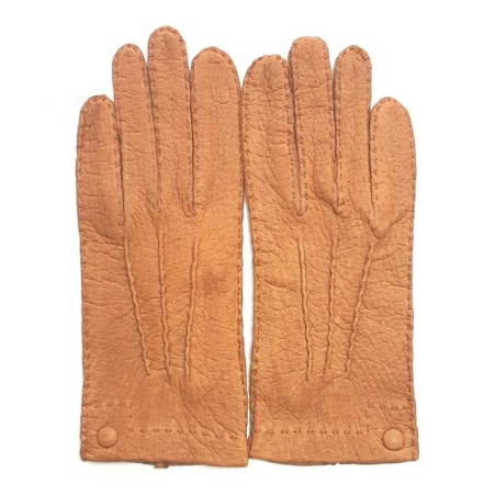 Gants en Cuir de Pécari Cork Pernille Non Doublés.
