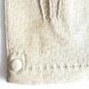 Gants en Cuir de Pécari Otmeal Pernille Non Doublés.