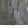 Gants en Cuir d'Agneau Noir Henri Non Doublés.