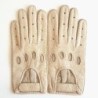 Gants en Cuir de pécari Otmeal Pompeia Non Doublés.