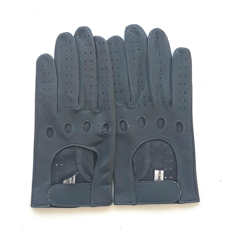 Gants en Cuir d'Agneau Gris Ayrton Non Doublés.