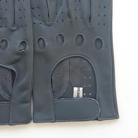 Gants en Cuir d'Agneau Gris Ayrton Non Doublés.