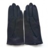 Gants en Cuir d'Agneau Marron Audrey Non Doublés.