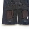 Gants en Cuir d'Agneau Marron Audrey Non Doublés.