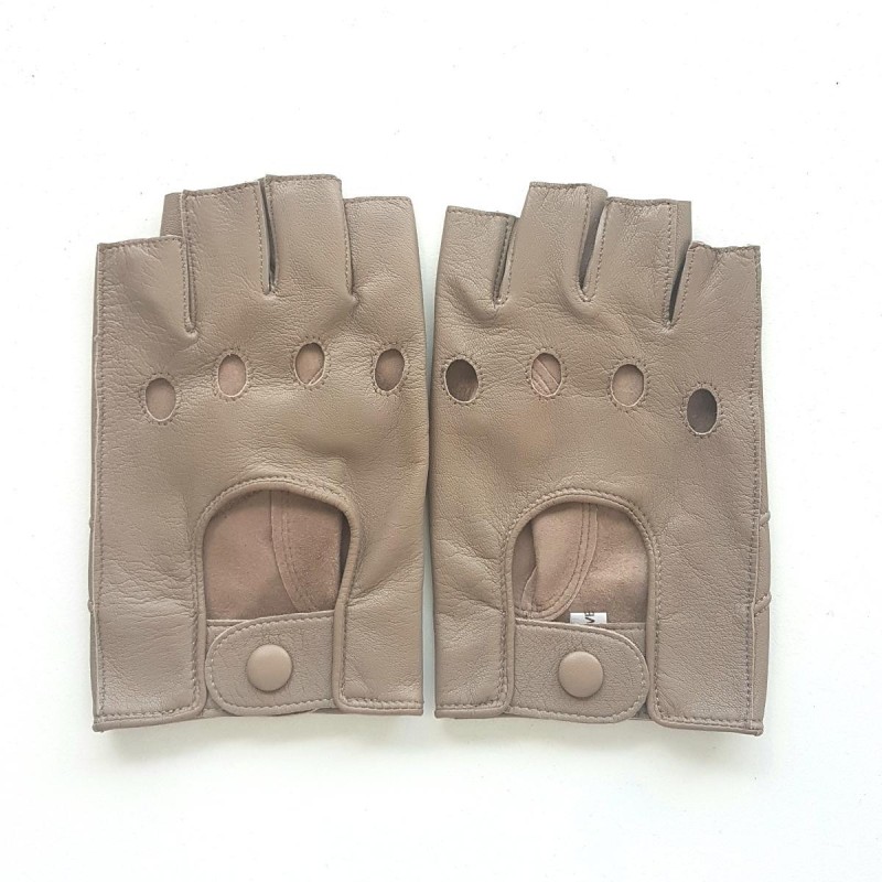 Mitaines en Cuir d'Agneau Mastic Pilote Non Doublés.