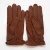 Gants en Cuir d'Agneau Biscuit Arthur Doublure Cachemire.