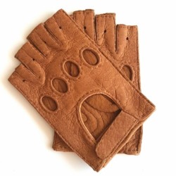 Mitaines en Cuir de Pécari Cork Marlène Non Doublées.