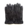 Gants en Cuir de Cerf Ebène Marc Doublure Laine.