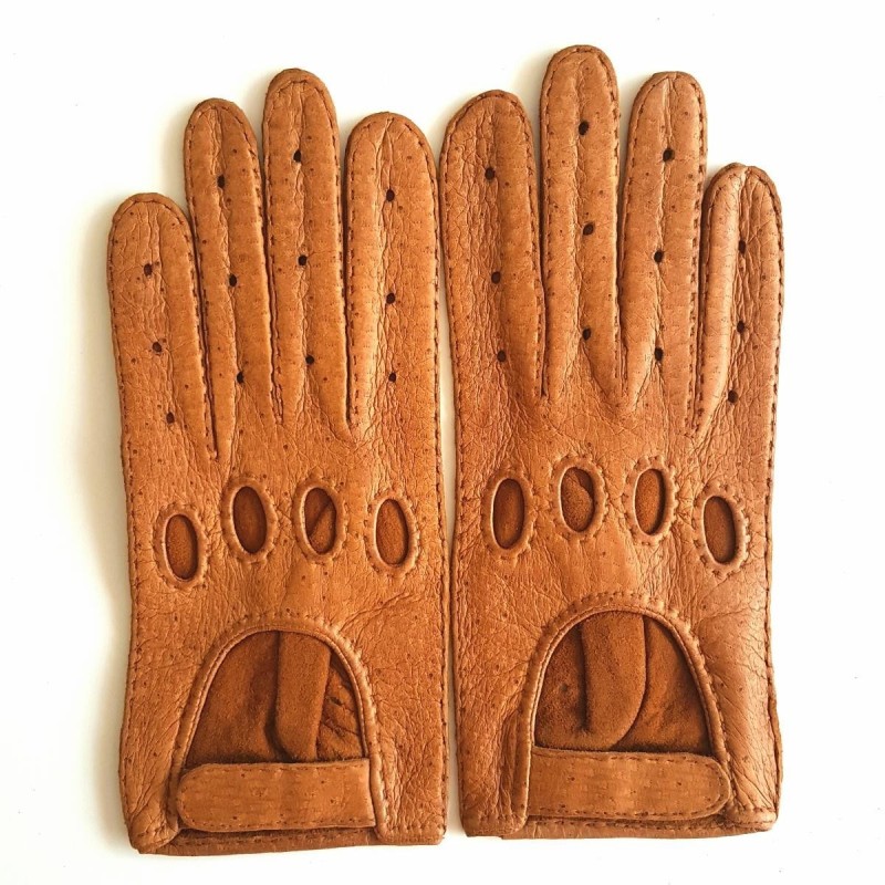 Gants en Cuir de Pécari Cork Pompeia Non Doublés.