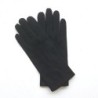 Gants en Cuir de Chèvre Velours Noirs Capra Doublés Soie.