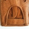 Gants en Cuir de Pécari Cork Pompeia Non Doublés.
