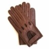 Gants en Cuir de Pécari, Vison, Pompeia, Non Doublés.