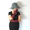 Gants en Cuir d'Agneau Rouges Séraphine Doublés Soie.