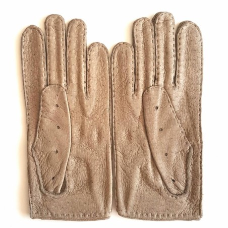 Gants en Cuir de Pécari Kapuzin, Pompeia Non Doublés.