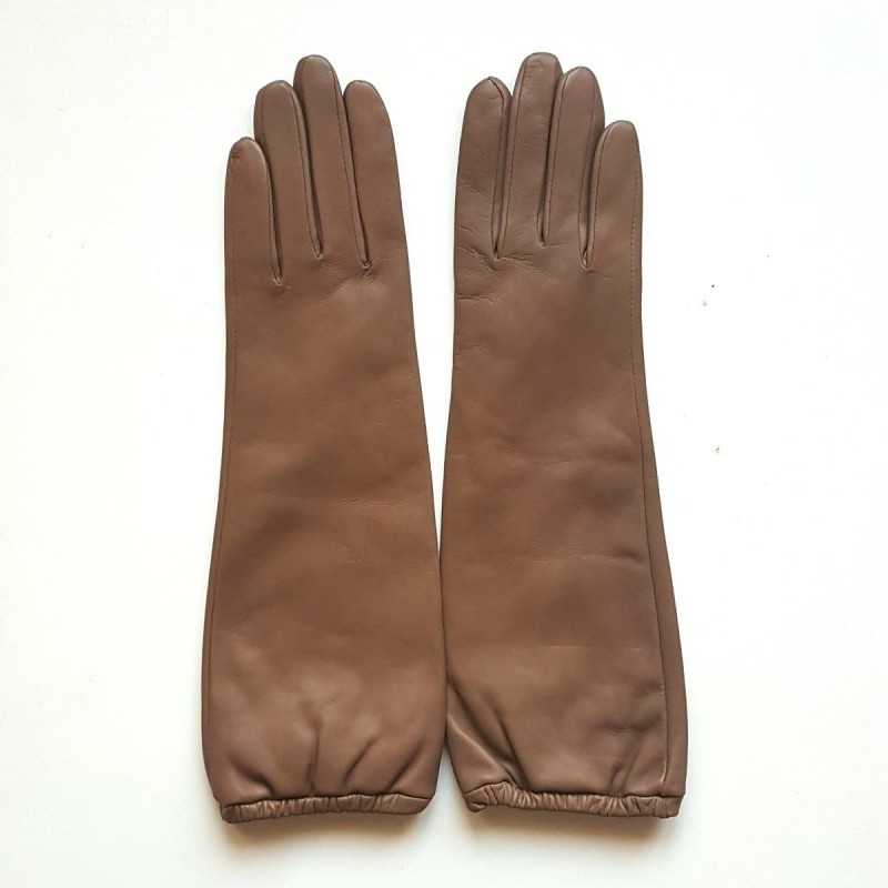 Gants en Cuir d'Agneau Maïs Doublés Cachemire.