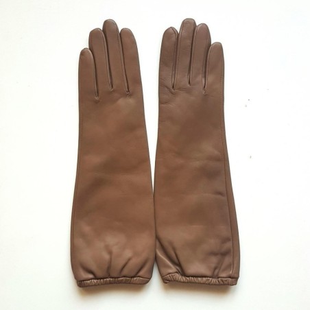Gants en Cuir d'Agneau Maïs Doublés Cachemire.