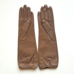 Gants en Cuir d'Agneau Maïs Doublés Cachemire.