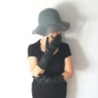 Gants en Cuir d'Agneau Noir Jacqueline Doublés Soie.