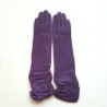 Gants en Cuir d'Agneau Améthyste Elisabeth Doublés Soie.