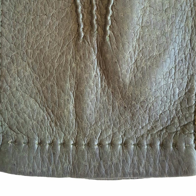 Gants en Cuir de Pécari Kaki Joseph Non Doublés.