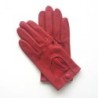 Gants en Cuir d'Agneau Rouge Audrey Non Doublés.