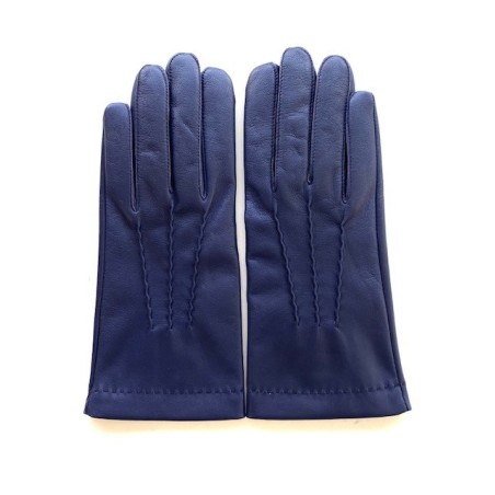 Gants en Cuir d'Agneau Myrtille Henri Doublure Soie.