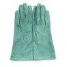Gant en Cuir Chèvre Velours Glacier Coline Bis Doublés en Soie.