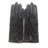 Gants en Cuir d'Agneau Marron Maria Doublés Cachemire.