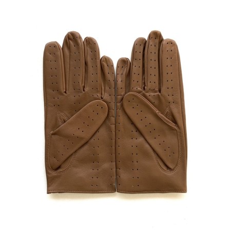 Gants en Cuir d'Agneau Biscuit  Ayrton Non Doublés.