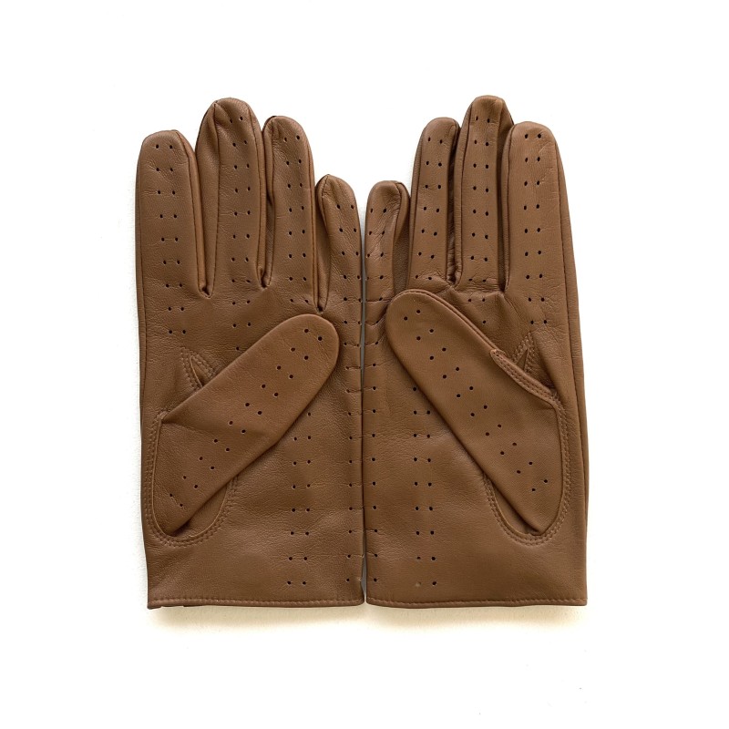 Gants en Cuir d'Agneau Biscuit  Ayrton Non Doublés.