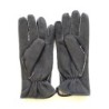 Gants en Cuir d'Agneau Lainé Gris Igor