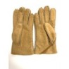 Gants en Cuir d'Agneau Lainé Naturel Jivago.