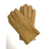 Gants en Cuir d'Agneau Lainé Naturel Jivago.