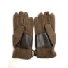 Gants en Cuir d'Agneau Lainé Marron Marko.