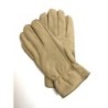 Gants en Cuir d'Agneau Lainé Beige Marko.