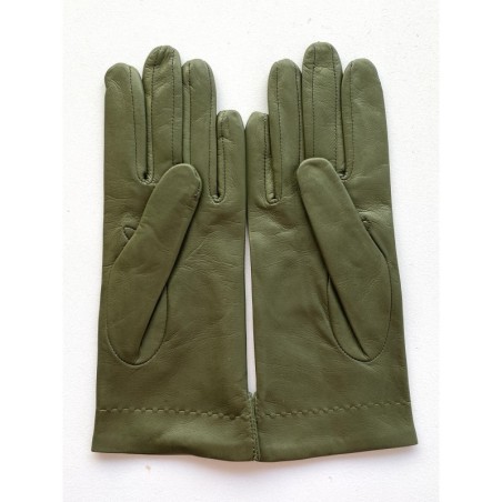 Gants en Cuir d'Agneau Alpine Thérèse Doublure en Soie.