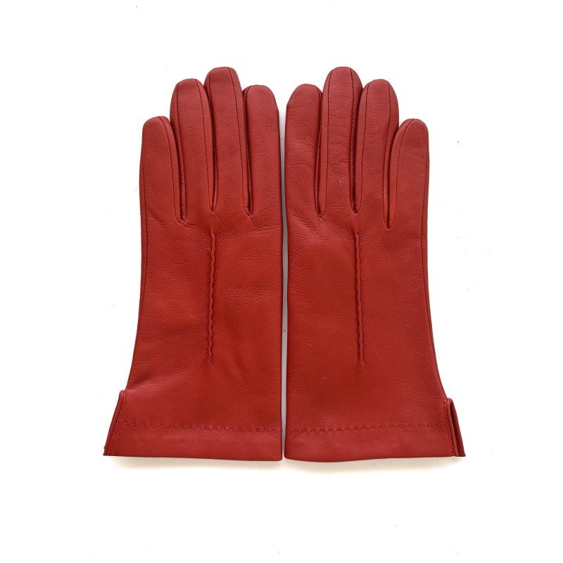 Gants en Cuir d'Agneau Chilly Doublés Soie.