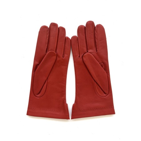 Gants en Cuir d'Agneau Chilly Doublés Soie.