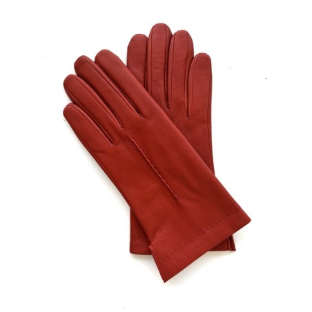 Gants en Cuir d'Agneau Chilly Doublés Soie.