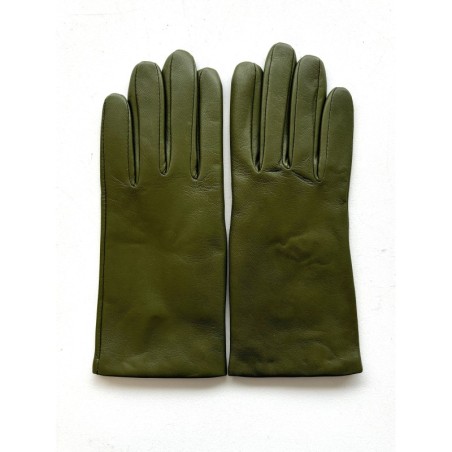 Gants en Cuir d'Agneau Clover Capucine Doublés Cachemire.