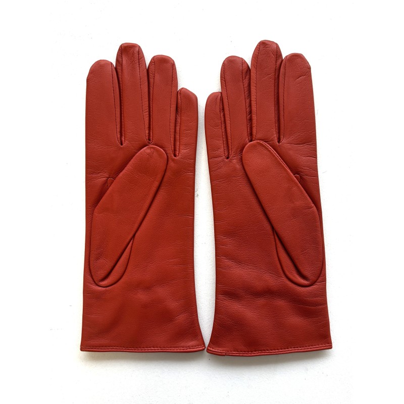 Gants en Cuir d'Agneau Chilly Julie Doublés Soie.