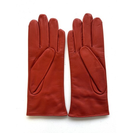Gants en Cuir d'Agneau Chilly Julie Doublés Soie.