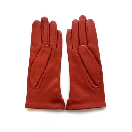 Gants en Cuir d'Agneau Chilly Clémentine Doublés en Soie.