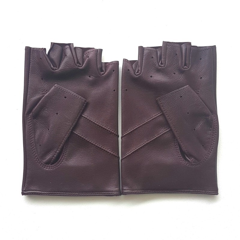 Gants homme Pilote en cuir d’agneau souple non doublé