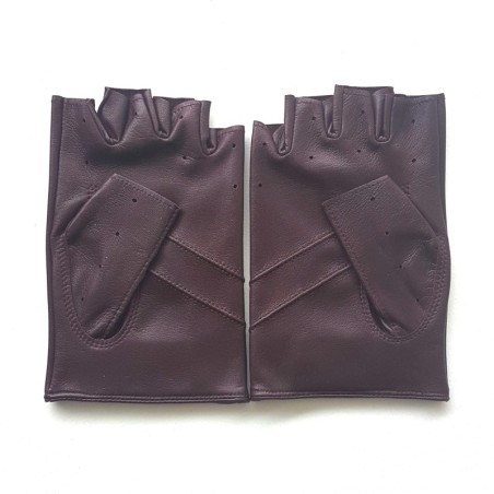 Gants homme Pilote en cuir d’agneau souple non doublé