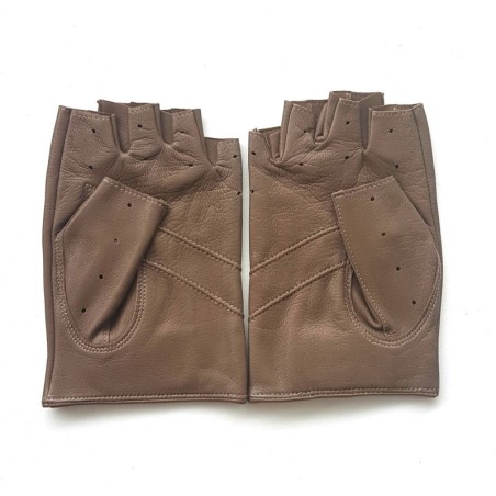 Gants homme Pilote en cuir d’agneau souple non doublé