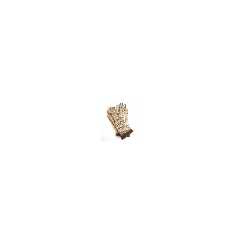 Gants femme Louise en cuir d’agneau et crochet cuir – Conduite élégante