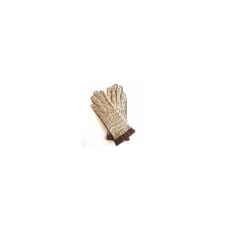 Gants femme Louise en cuir d’agneau et crochet cuir – Conduite élégante